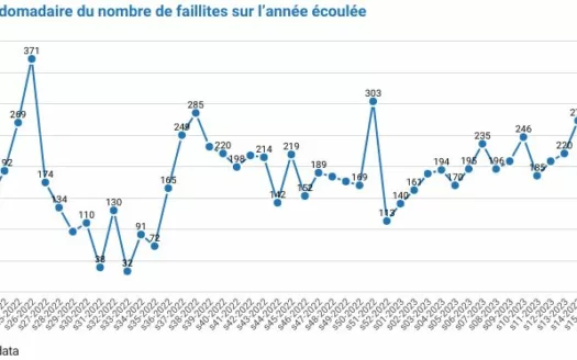 117 faillites durant la semaine 20