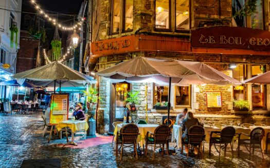 Brussels,,Belgium,-,Aug,19,,2022:,Restaurants,In,The,Old